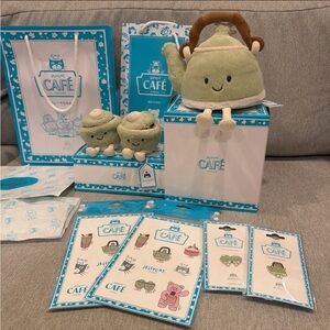 JELLYCAT SHANGHAI EXCLUSIVE TEA CUPS AND TEAPOT SET !